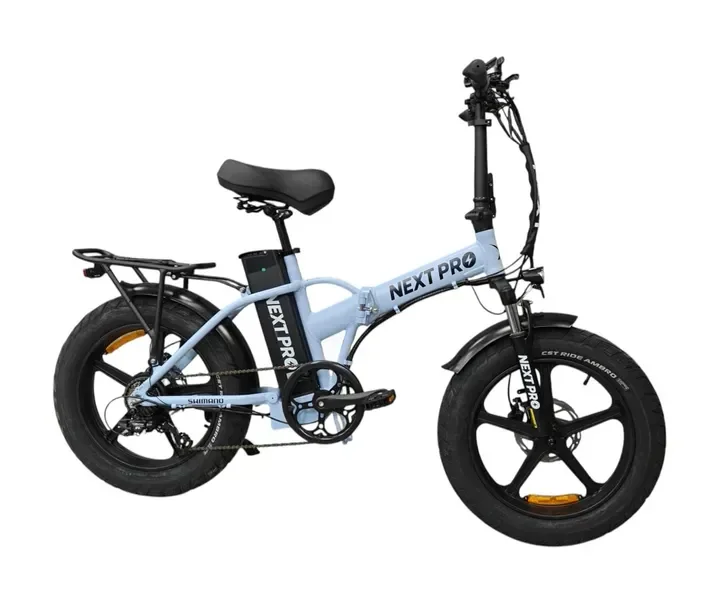 אופני עיר חשמליים תכלת NEXT PRO