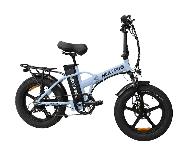אופני עיר חשמליים תכלת NEXT PRO