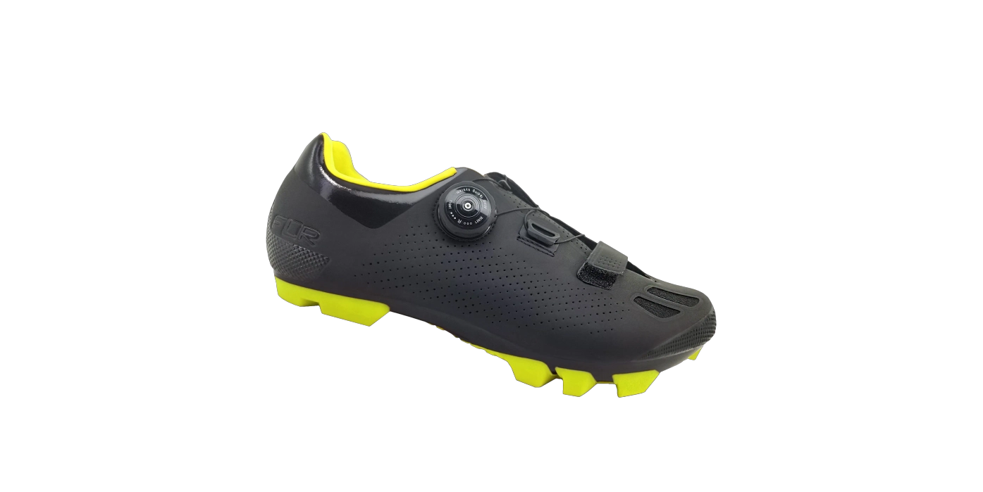 נעלי רכיבת הרים וספינינג שחור/צהוב F70 41