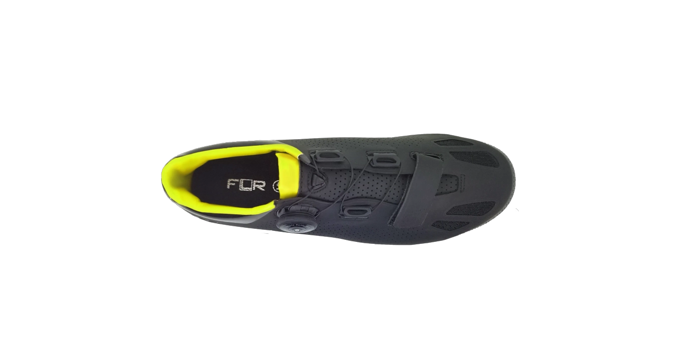 נעלי רכיבת הרים וספינינג שחור/צהוב F70 41