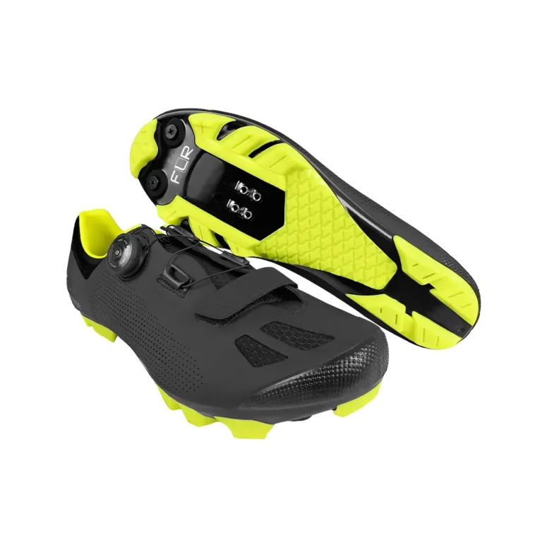 נעלי רכיבת הרים וספינינג F-70 BLACK/N.YELLOW 47