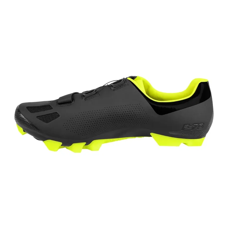 נעלי רכיבת הרים וספינינג F-70 BLACK/N.YELLOW 47