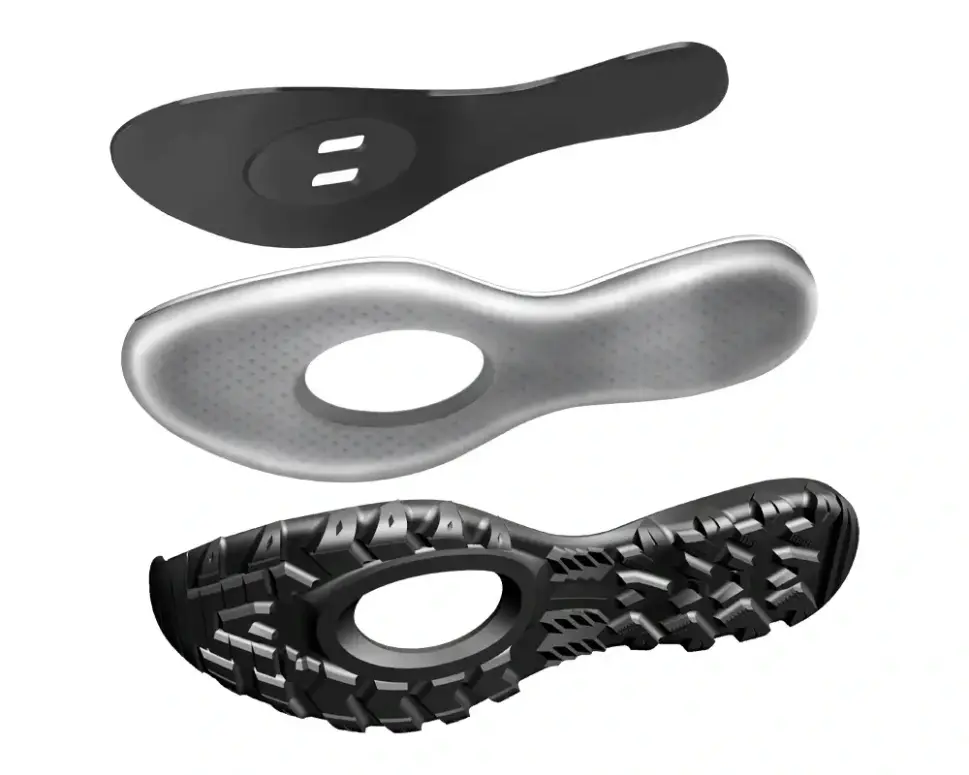 נעלי רכיבת הרים וספינינג שחור/אפור Rexston 41