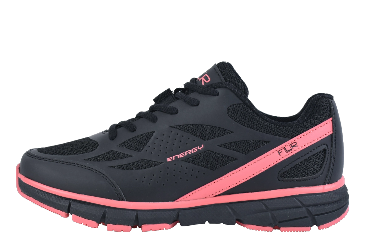 נעלי רכיבת עיר וספינינג שחור/ורוד ENERGY 36