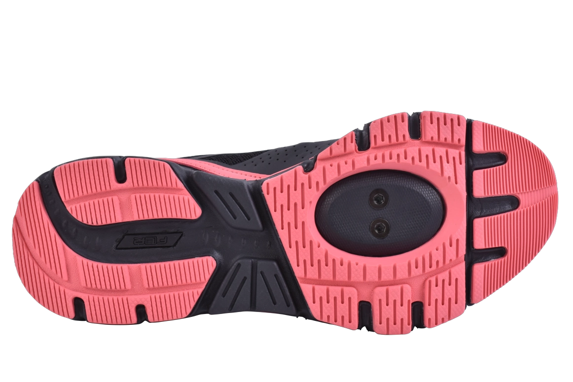 נעלי רכיבת עיר וספינינג שחור/ורוד ENERGY 36