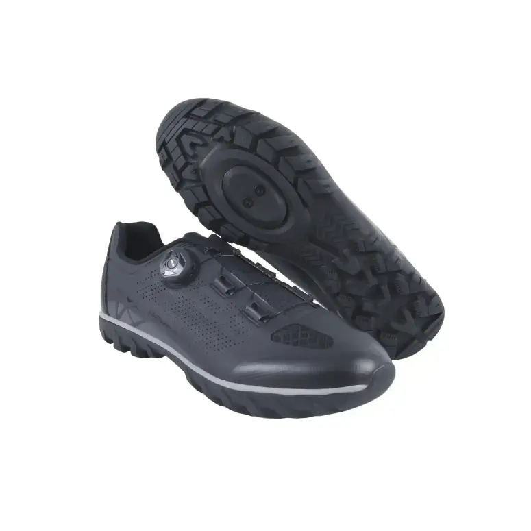 נעלי רכיבת הרים וספינינג שחור/אפור Rexston Pro 40