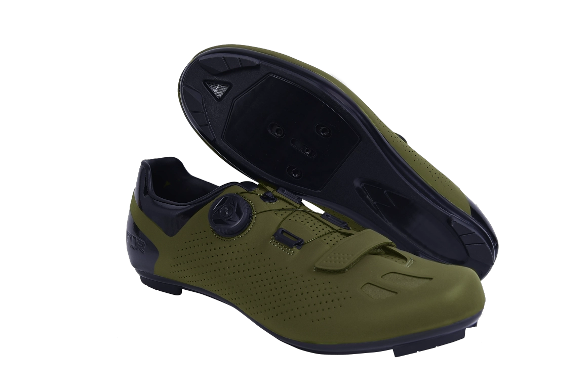 נעלי רכיבת כביש ירוק צבאי F-11 41