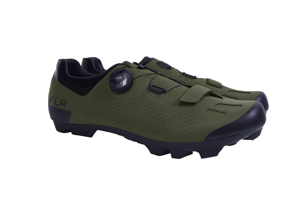 נעלי רכיבת הרים וספינינג ירוק צבאי F70 40