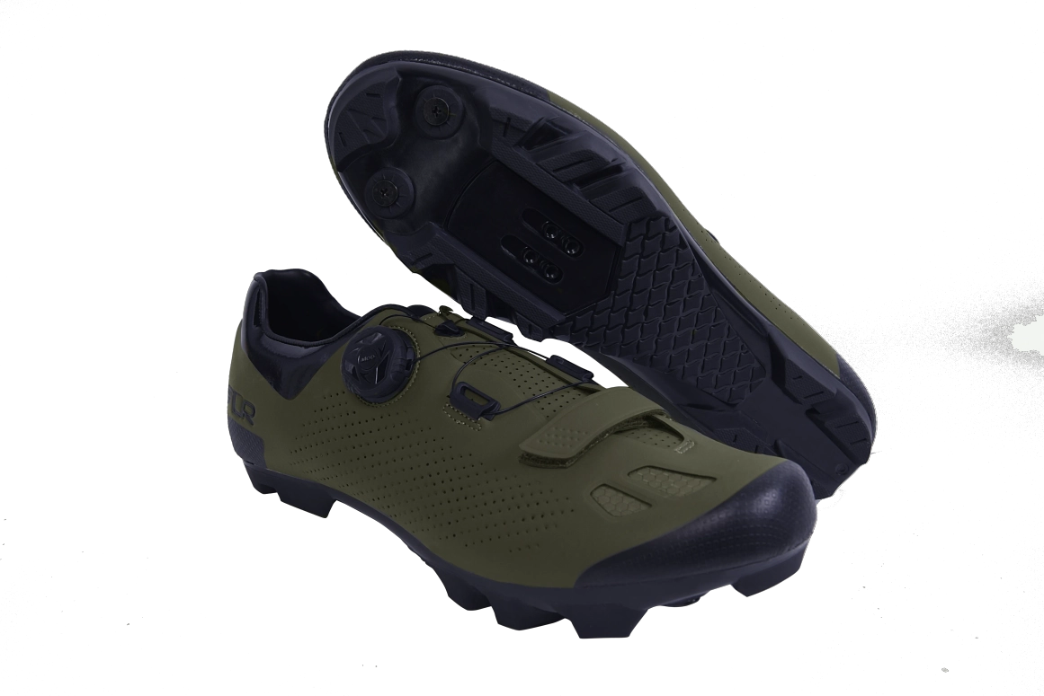 נעלי רכיבת הרים וספינינג ירוק צבאי F70 43