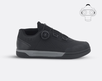 נעלי רכיבת הרים וספינינג שחור Congo Pro Dial Clipless SPD 40