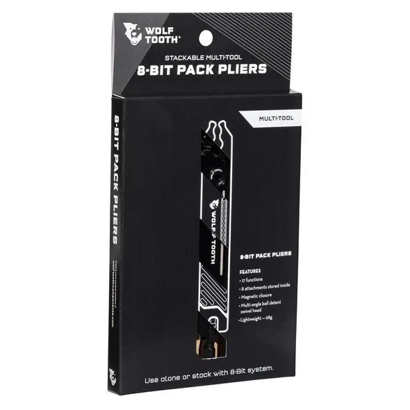 8-BIT-BLK-BLK  8-BIT PACK PLIERS- BLK-BLK פלייר