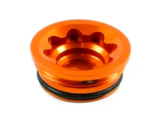 פקק HBSP302:C  V 4 SMALL / E4 BORE CAP ORANGE