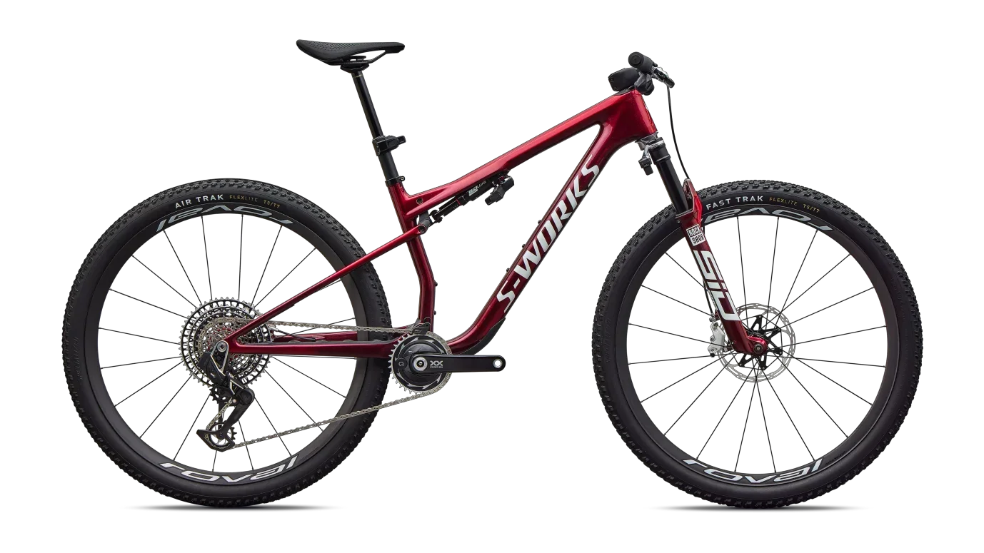 אופני הרים שיכוך מלא EPIC 9 S-Works REDTNT/REDPRL/METWHTSIL XL