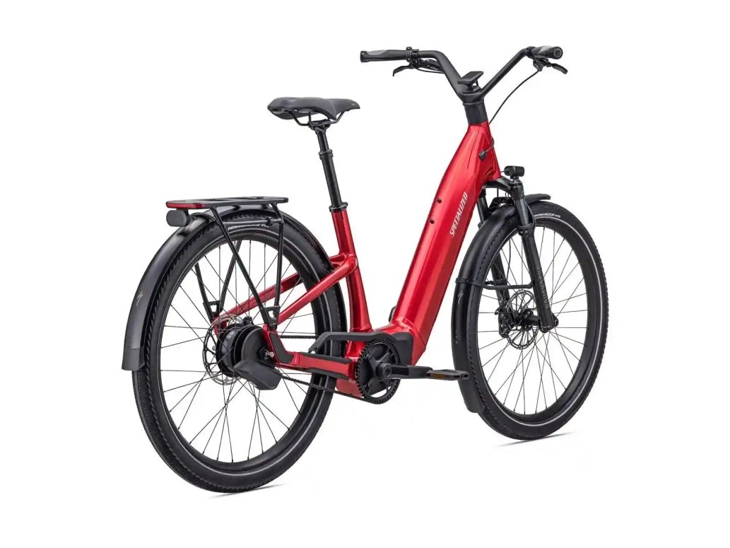 אופניים עיר חשמליים Como 5.0 Igh Nb Redtnt/Silrefl S