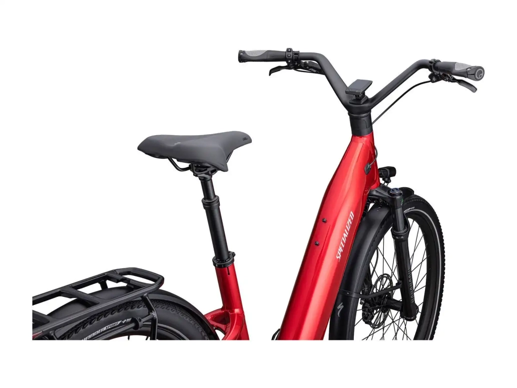 אופניים עיר חשמליים Como 5.0 Igh Nb Redtnt/Silrefl S