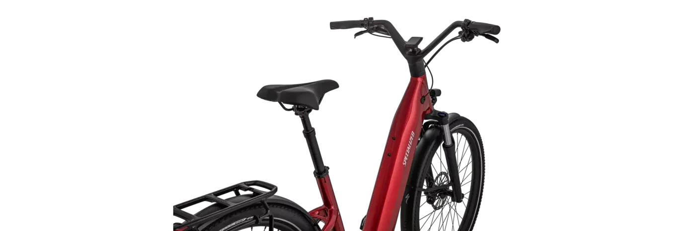 אופני עיר חשמליים Como 4.0 Nb Redtnt/Silrefl M