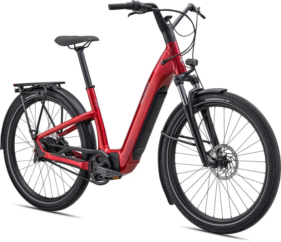 אופני עיר חשמליים COMO 3.0 IGH NB REDTNT/SILREFL L