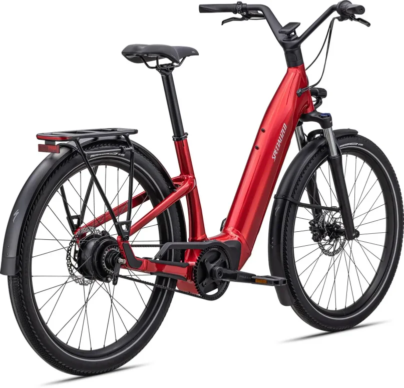 אופני עיר חשמליים COMO 3.0 IGH NB REDTNT/SILREFL L