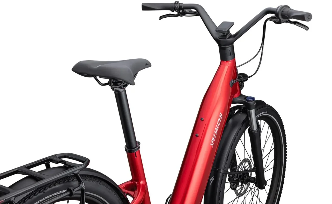 אופני עיר חשמליים COMO 3.0 IGH NB REDTNT/SILREFL L