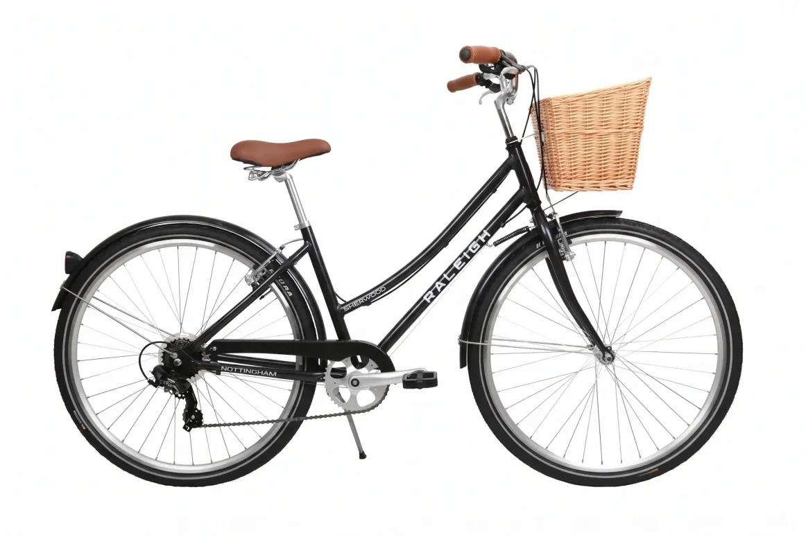 אופני עיר שחור Raleigh SHERWOOD 7sp 700 L