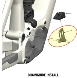 Chainguide backplate e13 trs