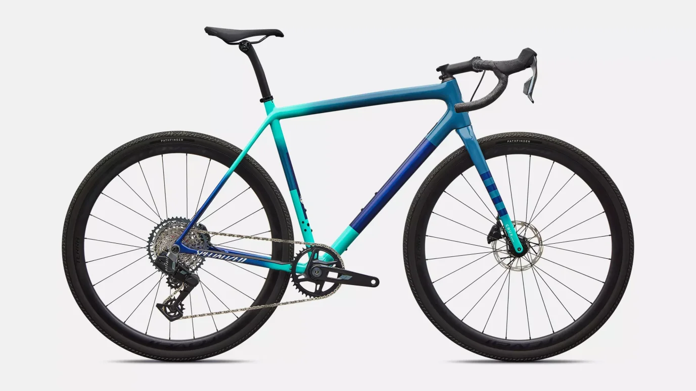 אופני גראבל CRUX EXPERT AXS GRYBLU/LGNBLU/DUNEWHT 56