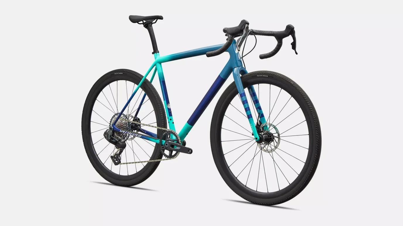 אופני גראבל CRUX EXPERT AXS GRYBLU/LGNBLU/DUNEWHT 56