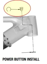 כפתור הדלקה Sight vlt toptube power button