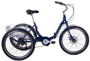 אופני עיר תלת אופן כחול  "24 LATITUDE AL 8S