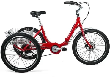 אופני עיר תלת אופן אדום  "24 LATITUDE AL 8S