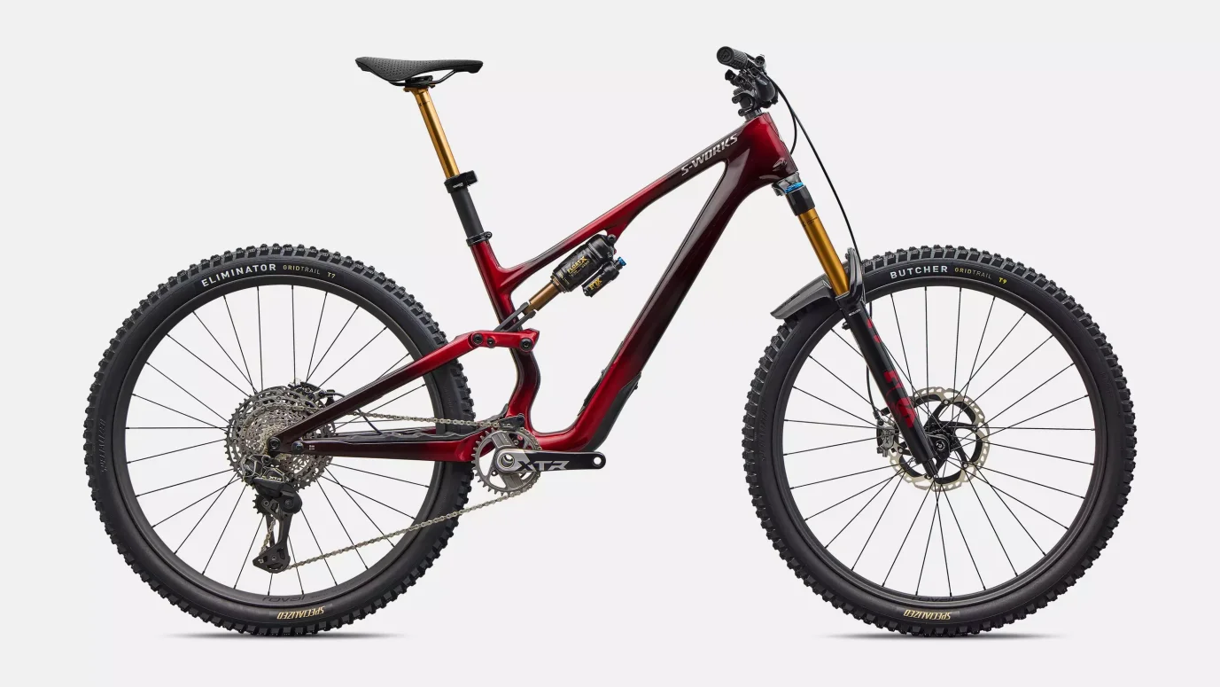 אופני הרים שיכוך מלא STUMPJUMPER 15 EVO S-Works DI2 SLDMET/REDSKY/BRSHCP S3