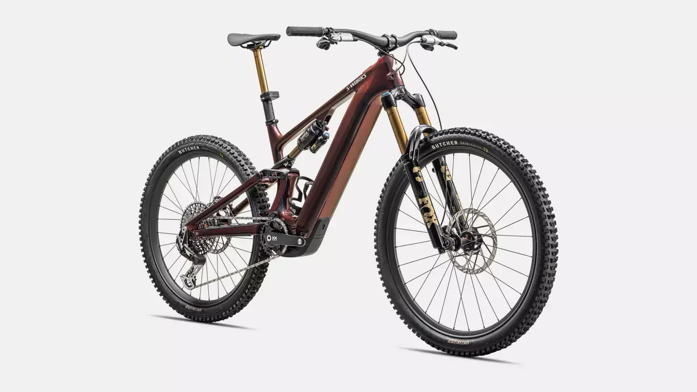 אופני הרים חשמליים LEVO SW CARBON G4 NB REDPRL/BLK/METWHTSIL S3