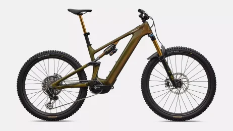 אופני הרים חשמליים LEVO SW CARBON G4 NB LRLGRNMET/BNTGLDMET/CHRM S3