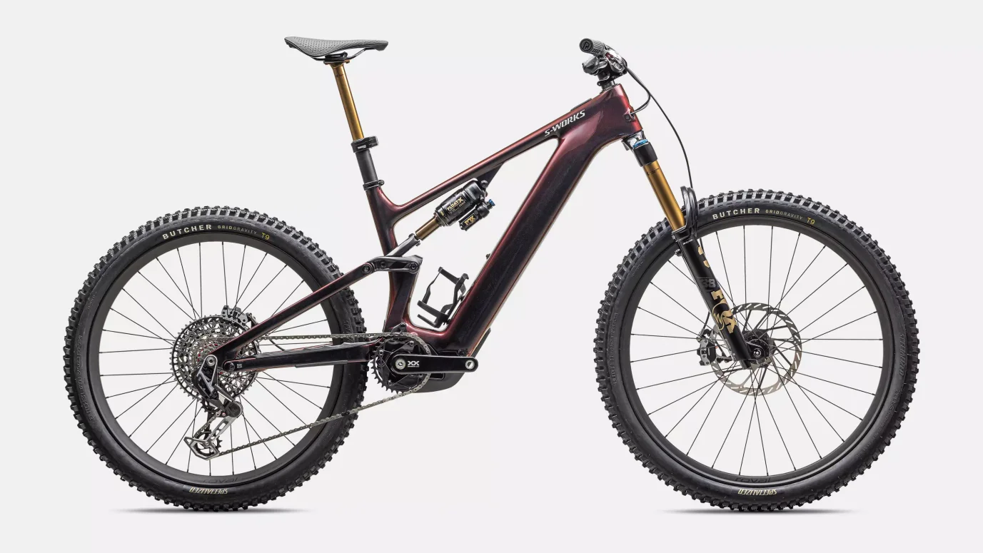אופני הרים חשמליים LEVO SW CARBON G4 NB REDPRL/BLK/METWHTSIL S4