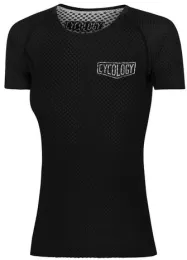 Cycology Black Base layer women L חולצת בסיס נשים לריצה/אופניים/אימון מידה