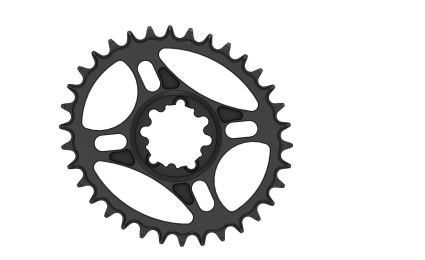 34T Narrow wide Elliptic Chainring for Sram direct dub