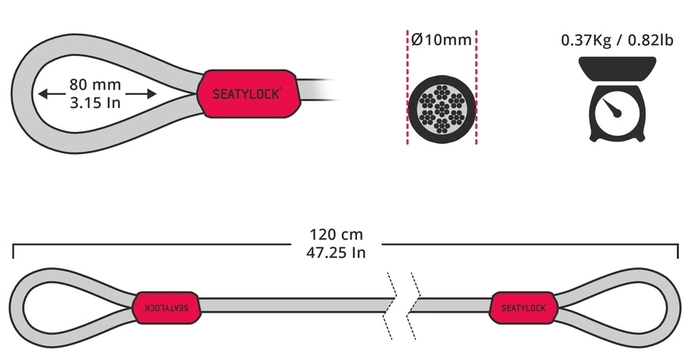 מנעול Cable 1.2