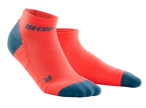 גרב 3.0 קרסול קורל לגבר CEP low cut socks 3.0, coral/grey, men