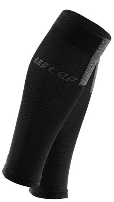 שרוול שחור לאישה CEP calf sleeves 3.0, black/dark grey, women
