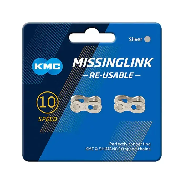 חוליית חיבור זוג כסף KMC CL559-NP 10