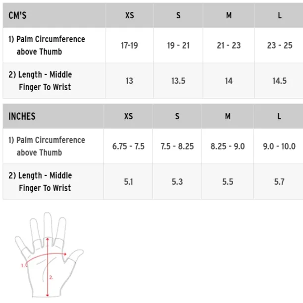 Cycology Train hard Sgloves L כפפות רכיבה קצרות מידה