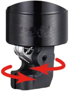 מוט אוכף מתכוונן CERVO קוטר 30.9 מהלך 155 ממ