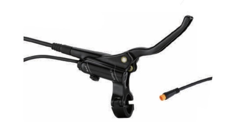 סט ברקס הידראולי לחשמלי - 4PistonHydraulic Disc Brake Set w/Cut Off , "w/Banjo Fitting