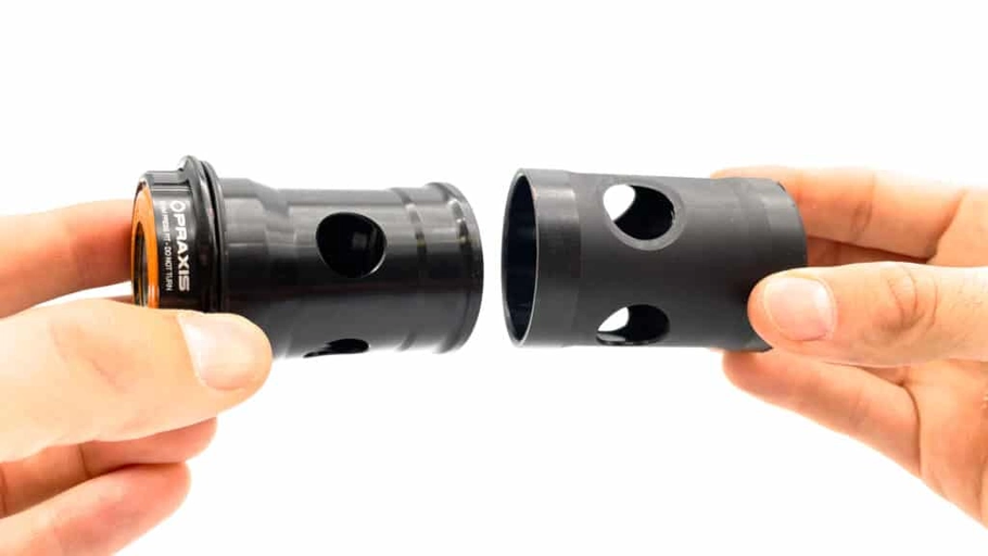 ציר מרכזי פרקסיס Bbr Praxis, Conversion Bb, Bb30 Frame To, Shimano 24Mm Spindle Crank, For 68Mm Shel