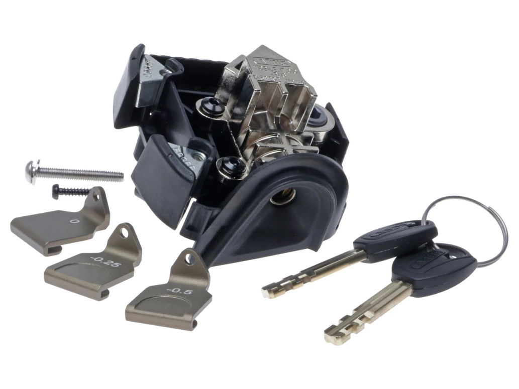 נועל סוללה קומו/וואדו Ele Lock, Vado/Como (Gen.1), Uppernest, Lock Assembly, W/ Battery Latches & Ke