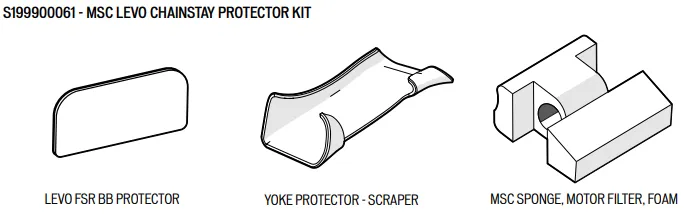 קיט אטימה ציר מתלה MSC MY19 LEVO CHS PROTECTOR KIT