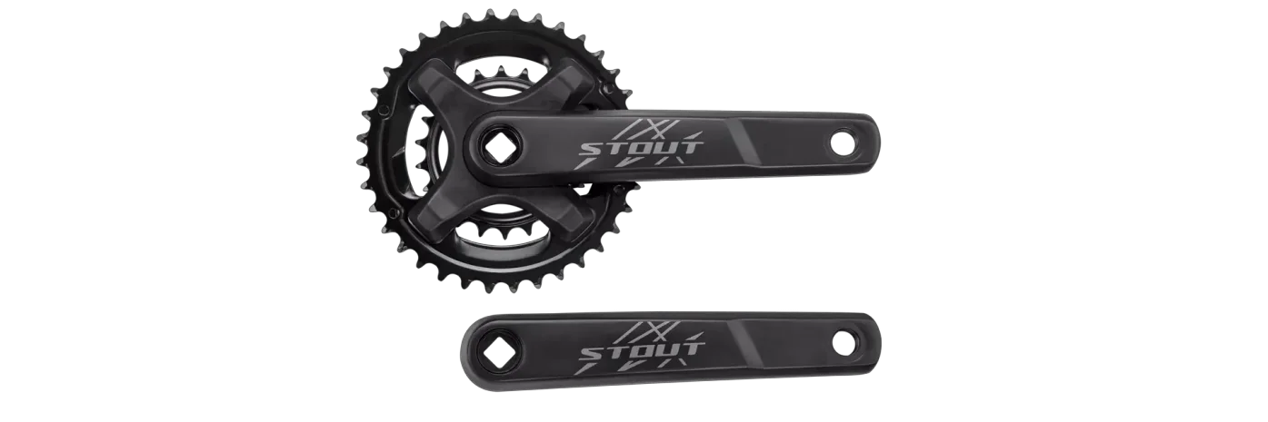 קראנק לרוקהופר Crk Stout, 175Mm, L+R Arms, Alloy, Square-