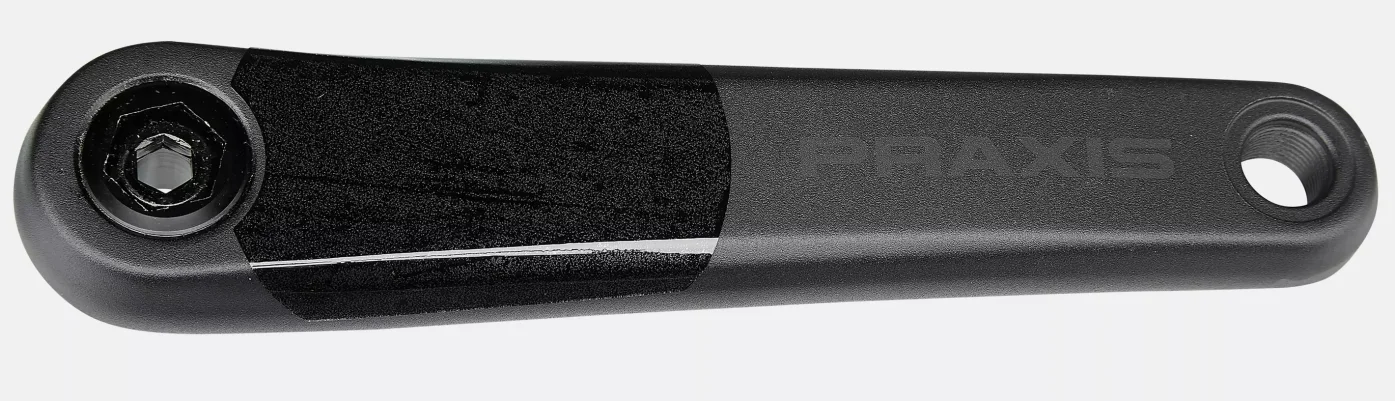 קרנק CRK TURBO, BROSE ISIS SPLINE (G2), 170MM, NON-DRIVE SIDE ARM, ALLOY, PRAXIS