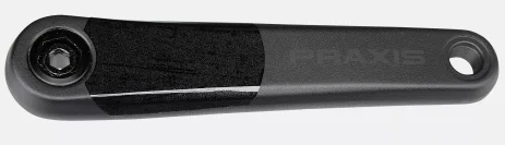 קרנק CRK TURBO, BROSE ISIS SPLINE (G2), 170MM, NON-DRIVE SIDE ARM, ALLOY, PRAXIS