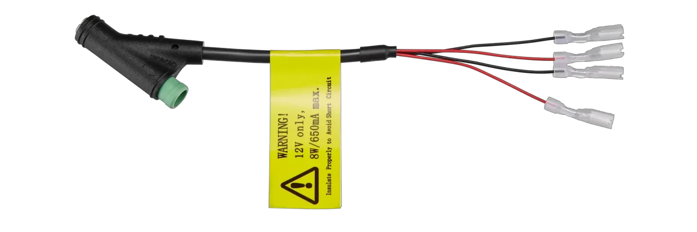 כבל מפצל לתאורה ELE WIRING. SL SYSTEM. Y-SPLITTER FOR WIRED LIGHTS (NO FUSE) (12V / 8W / 650mA) GUAR